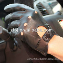 ZF100 short design leather motorbike gloves for importers